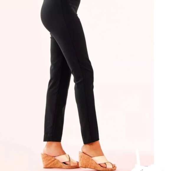 Lilly Pulitzer Raya Tunic Pant Onyx - Picture 2 of 13